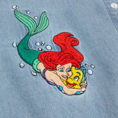 The Little Mermaid Ladies' Denim Shirt