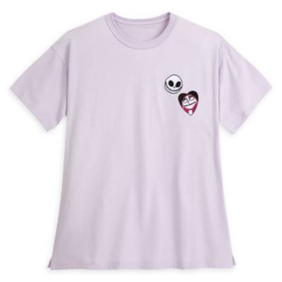 Jack Skellington and Sally Fashion T-Shirt for Women, Tim Burton's The Nightmare Before Christmas