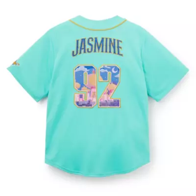 Camiseta de b&eacute;isbol Jasmine para adultos, Aladd&iacute;n