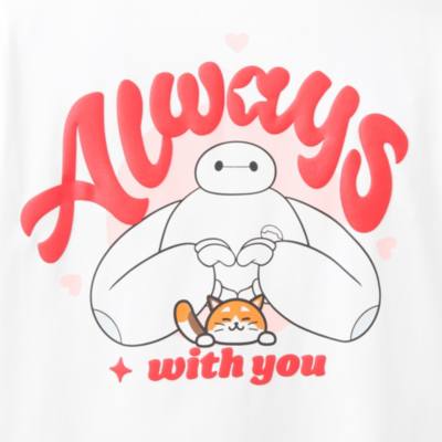 T-shirt Baymax et Mochi pour femmes, Les Nouveaux H&eacute;ros