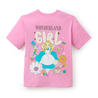 Alice in Wonderland Floral Ladies&rsquo; T-Shirt