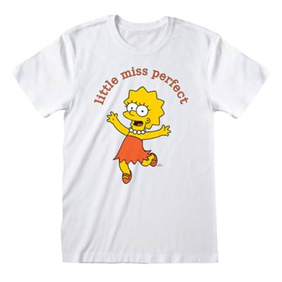 T-shirt Lisa Simpson "Little Miss Perfect" pour adultes, Les Simpson