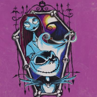 Jack Skellington and Sally Ladies' T-Shirt, Tim Burton's The Nightmare Before Christmas