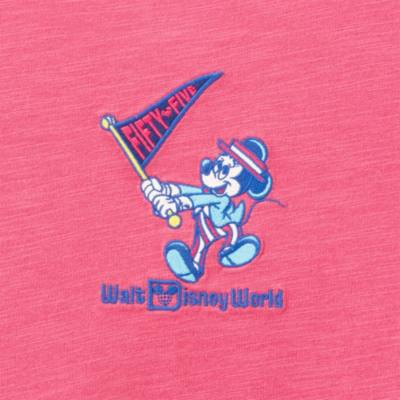 Walt Disney World 55th Anniversary Embroidered Ladies' T-Shirt