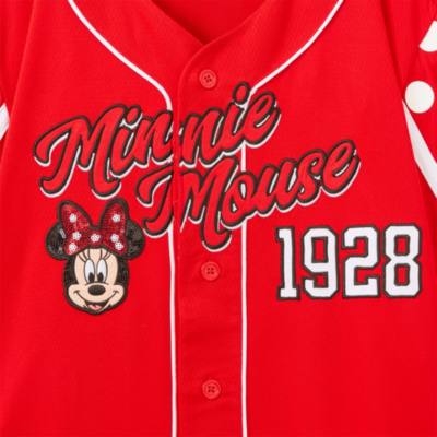 Camiseta b&eacute;isbol Minnie Mouse para adultos