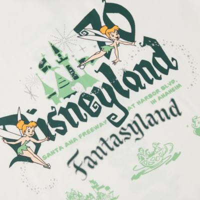 Skinnydip Tinker Bell Cream T-Shirt for Adults, Peter Pan