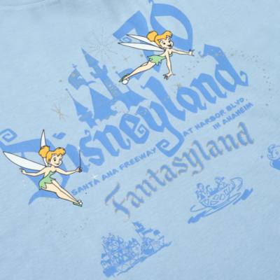 Skinnydip Tinker Bell Blue T-Shirt for Adults, Peter Pan