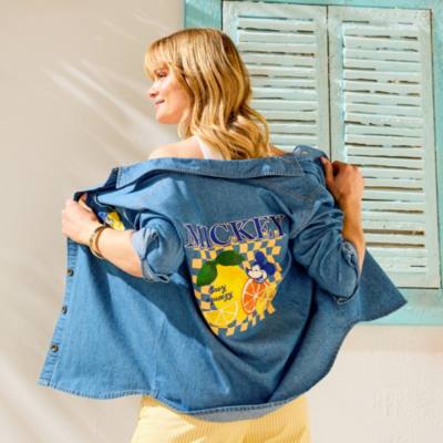 Micky Maus - Denim-Shirt f&uuml;r Erwachsene