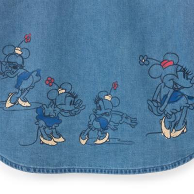 Minnie Mouse Nautical Ladies' Denim Shirt
