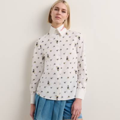 Disney x KARL LAGERFELD Ladies' All-Over Print Blouse