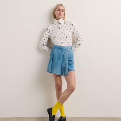 Disney x KARL LAGERFELD Ladies' All-Over Print Blouse