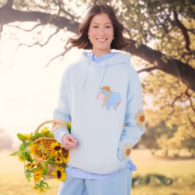 Haut Bourriquet &agrave; capuche au style estival fleuri pour femmes, Winnie l'Ourson