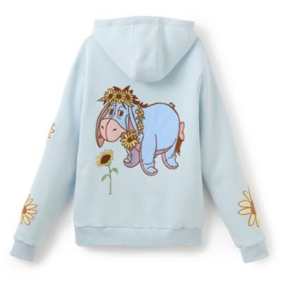 Haut Bourriquet &agrave; capuche au style estival fleuri pour femmes, Winnie l'Ourson