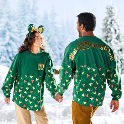 Walt Disney World Mickey Mouse Icon Festive Spirit Jersey For Adults