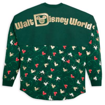 Walt Disney World Mickey Mouse Icon Festive Spirit Jersey For Adults