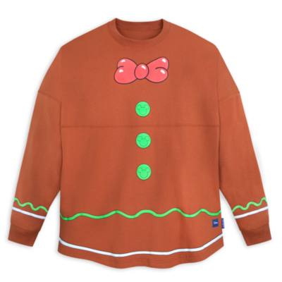 Walt Disney World Mickey Mouse Gingerbread Spirit Jersey For Adults, Disney Eats