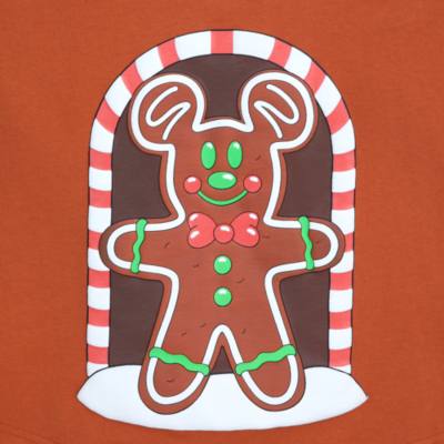 Walt Disney World Mickey Mouse Gingerbread Spirit Jersey For Adults, Disney Eats