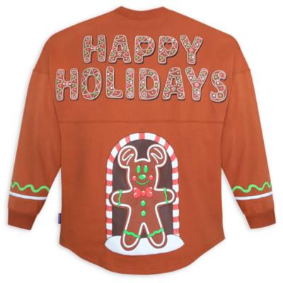 Walt Disney World Mickey Mouse Gingerbread Spirit Jersey For Adults, Disney Eats