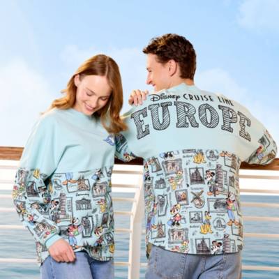 Disney Cruise Line Europe Mickey Mouse and Friends Spirit Jersey For Adults