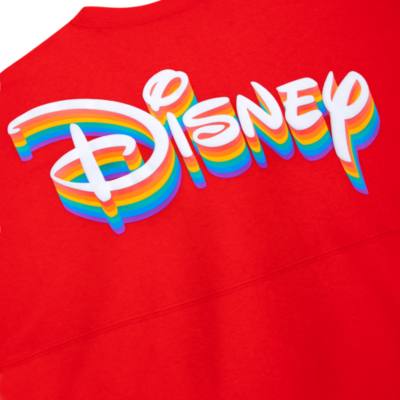 Felpa rossa adulti Disney Pride Collection Spirit Jersey