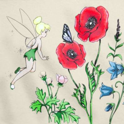 Tinker Bell Floral Spirit Jersey For Adults, Peter Pan