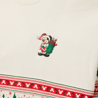 Santa Mickey Mouse 'Merry Christmas' Fair Isle Spirit Jersey for Adults