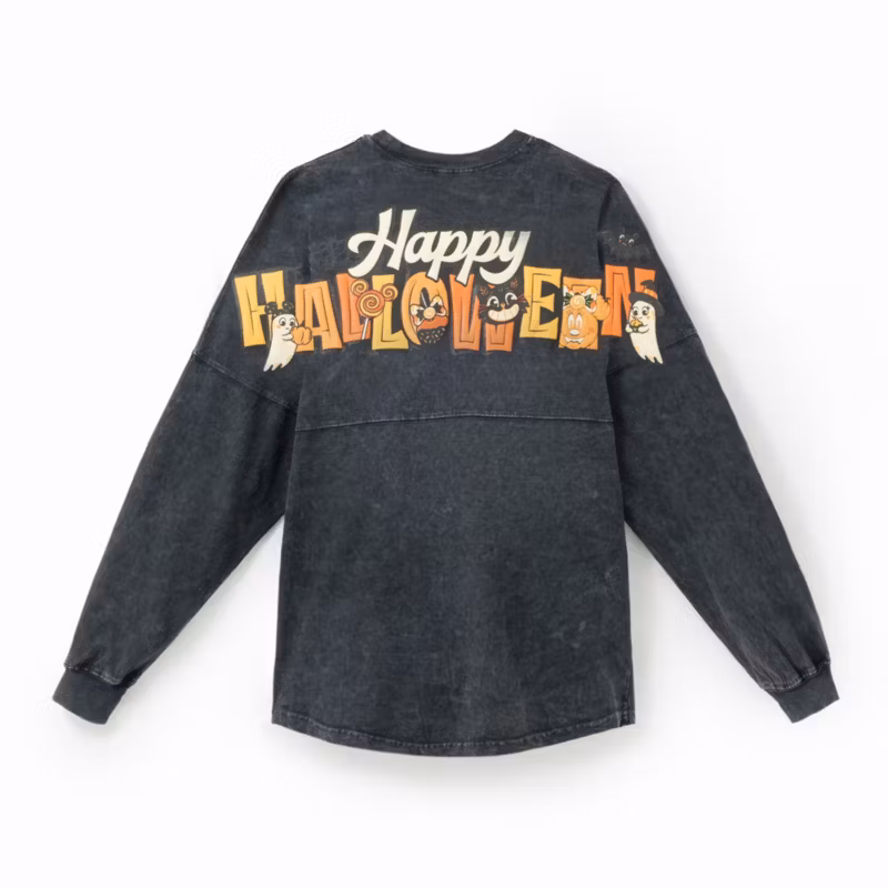 Sudadera universitaria Mickey y Minnie Mouse ''Happy Halloween'' para adultos, Spirit Jersey