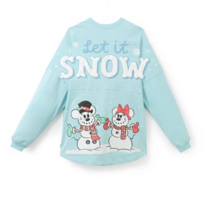 Felpa Spirit Jersey adulti Topolino e Minnie Winter Wishes