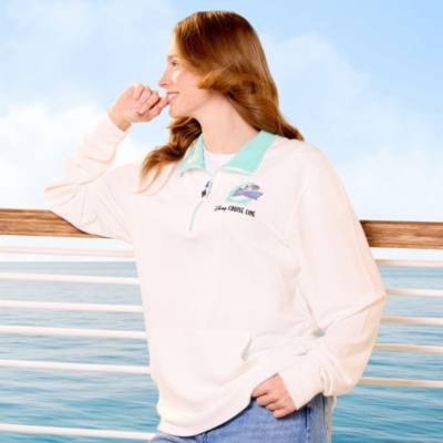 Disney Cruise Line Europe - Sweatshirt mit 1/4-Reißverschluss für Erwachsene