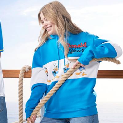 Donald Duck 90th Anniversary Hooded Sweatshirt For Adults