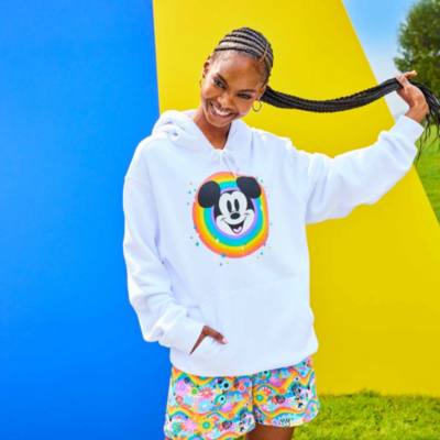 Disney Store - Disney Pride Kollektion - Micky Maus - Kapuzensweatshirt f&uuml;r Erwachsene