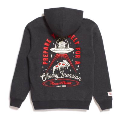 Pizza Planet Aliens Zip Front Hooded Sweatshirt For Adults, Toy Story