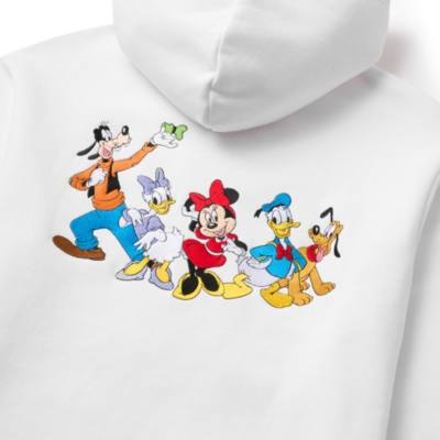 Mickey Mouse and Friends Zip Front Hooded Sweatshirt For Adults