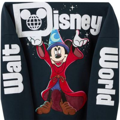 Walt Disney World Sorcerer Mickey Mouse Zip Front Hoodie for Adults, Fantasia