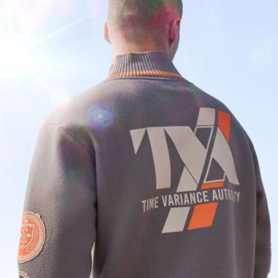 Disney Store Loki Time Variance Authority Zip-Up Jacket For Adults