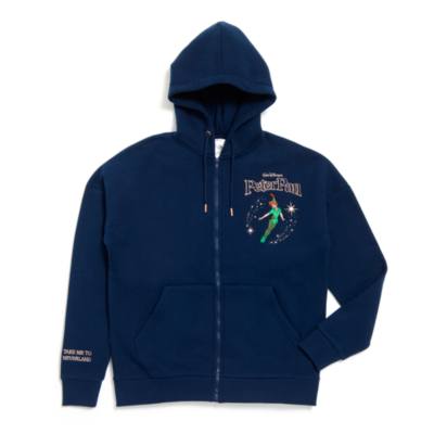Peter Pan Zip Front Hooded Sweatshirt For Adults