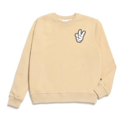 Mickey Mouse Peace Sweatshirt For Adults