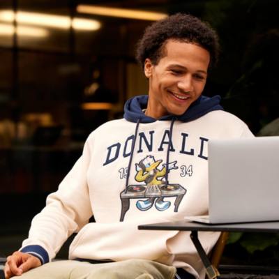 Donald Duck Hooded Sweatshirt For Adults