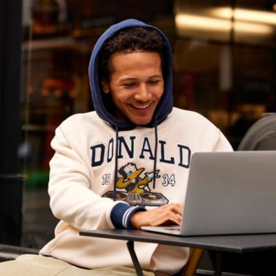 Donald Duck Hooded Sweatshirt For Adults