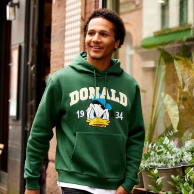 Donald Duck Green Hoodie For Adults