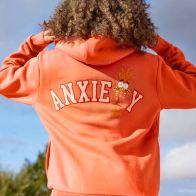 Anxiety Orange Hooded Sweatshirt For Adults, Inside Out 2