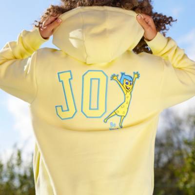Joy Yellow Hooded Sweatshirt For Adults, Inside Out 2
