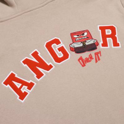 Anger Taupe Hoodie For Adults, Inside Out 2