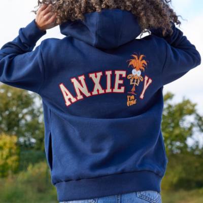 Alles steht Kopf 2 - Zweifel - Marineblaues Kapuzensweatshirt f&uuml;r Erwachsene