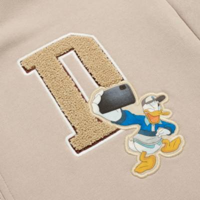 Chaqueta cremallera delantera Pato Donald para adultos