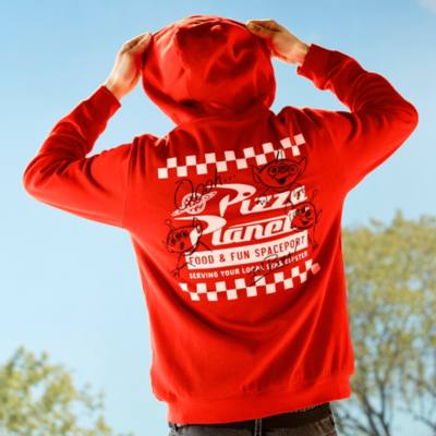 Toy Story - Pizza Planet - Aliens - Kapuzensweatshirt mit Rei&szlig;verschluss f&uuml;r Erwachsene