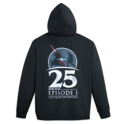 Darth Maul Zip Front Hooded Sweat Jacket Hoodie For Adults, Star Wars: Episode 1 - The Phantom Menace 25th Anniversary