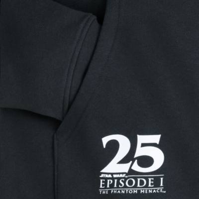 Darth Maul Zip Front Hooded Sweat Jacket Hoodie For Adults, Star Wars: Episode 1 - The Phantom Menace 25th Anniversary