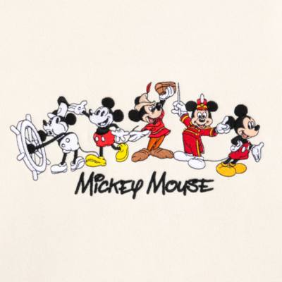 Mickey Mouse Through the Years Sweatshirt For Adults