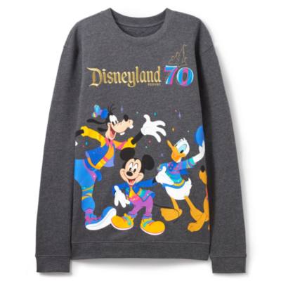Mickey Mouse and Friends Disneyland Resort 70th Anniversary Sweatshirt for Adults